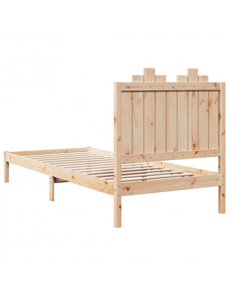 Giroletto Extra Lungo senza Materasso 100x210 cm Legno Massello