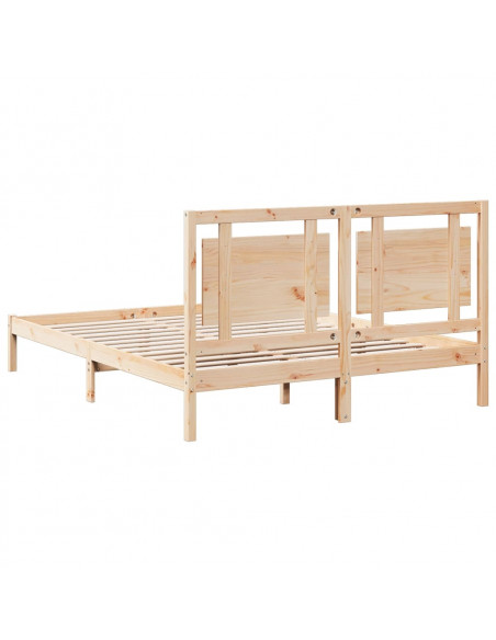 Giroletto Extra Lungo senza Materasso 140x220 cm Legno Massello