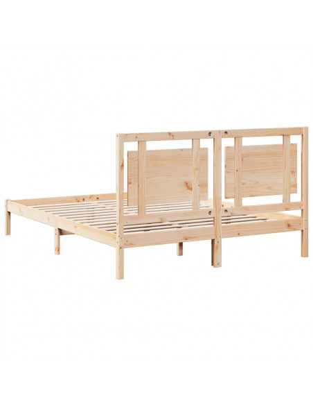 Giroletto Extra Lungo senza Materasso 160x210 cm Legno Massello