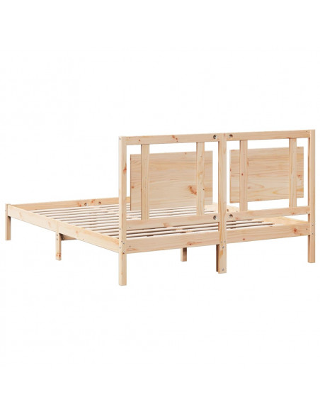 Giroletto Extra Lungo senza Materasso 160x220 cm Legno Massello