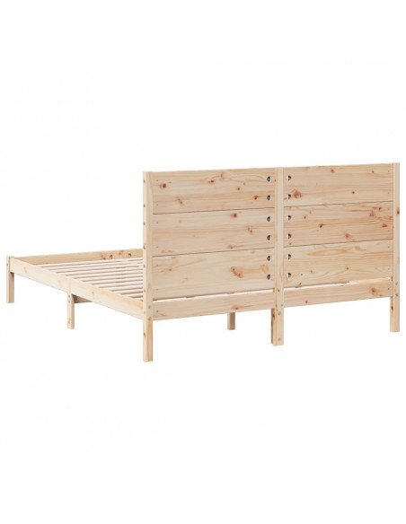 Giroletto Extra Lungo senza Materasso 160x220 cm Legno Massello