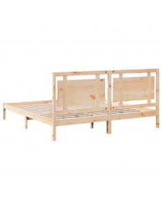 Giroletto Extra Lungo senza Materasso 180x220 cm Legno Massello