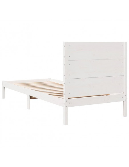 Giroletto Extra Lungo senza Materasso Bianco 100x220cm Massello