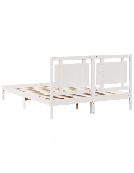 Giroletto Extra Lungo senza Materasso Bianco 140x210cm Massello