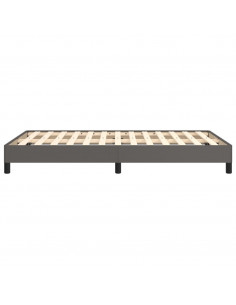 Giroletto senza Materasso Grigio 120x190 cm Similpelle