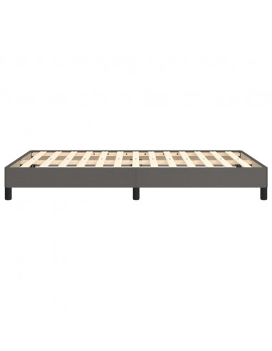 Giroletto senza Materasso Grigio 120x190 cm Similpelle