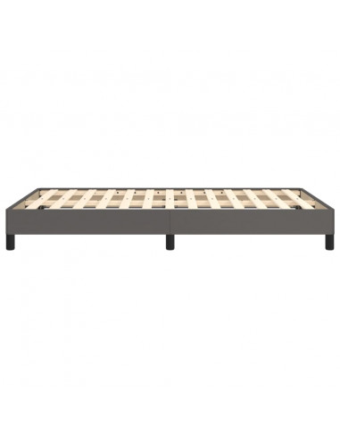 Giroletto senza Materasso Grigio 120x190 cm Similpelle