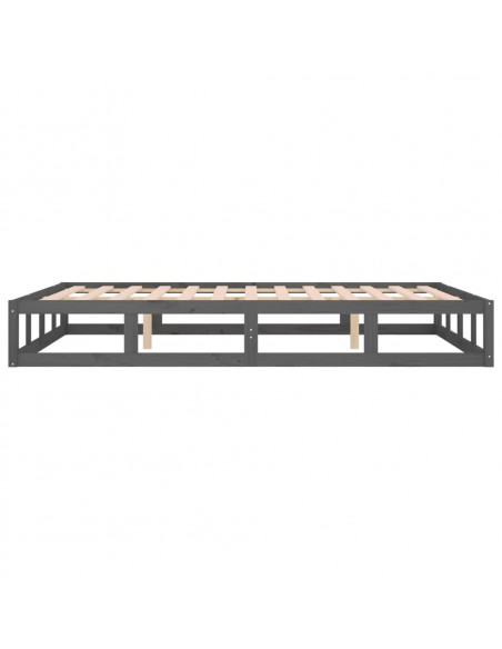 Giroletto Grigio 135x190 cm Double in legno Massello