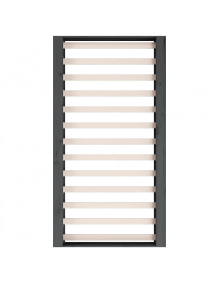 Giroletto Grigio 135x190 cm Double in legno Massello Giroletto Grigio 135x190 cm Double in legno Massello