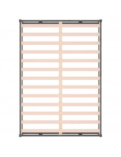 Giroletto Grigio 150x200 cm King in Legno Massello