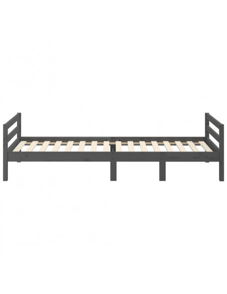 Giroletto Grigio 75x190 cm in Legno Massello di Pino
