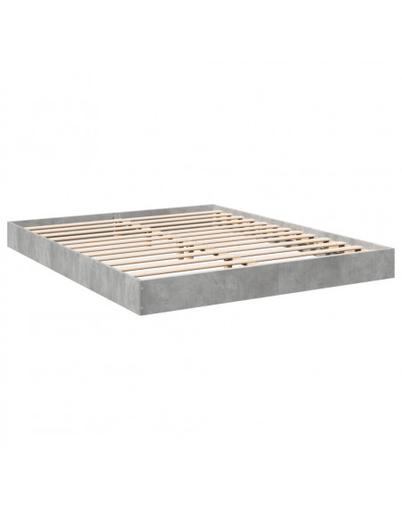 Giroletto Grigio Cemento 160x200 cm in Legno Multistrato