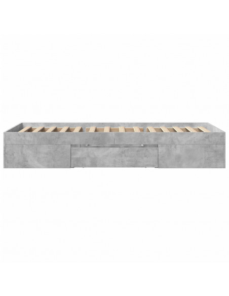 Giroletto Grigio Cemento 90x190 cm in Legno Multistrato