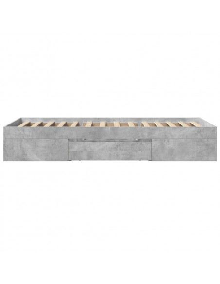 Giroletto Grigio Cemento 90x200 cm in Legno Multistrato