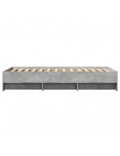 Giroletto Grigio Cemento 90x200 cm in Legno Multistrato