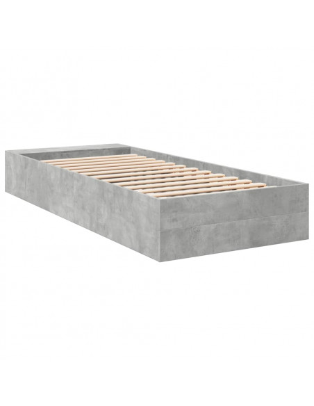 Giroletto Grigio Cemento 90x200 cm in Legno Multistrato