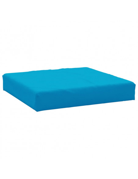 Cuscino per Pallet Azzurro 60x60x9,5 cm in Tessuto Oxford