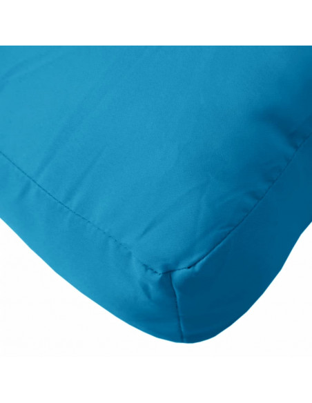 Cuscino per Pallet Azzurro 60x60x8 cm in Tessuto Oxford