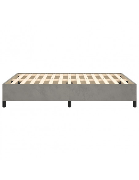 Giroletto Grigio Chiaro 140x190 cm in Velluto