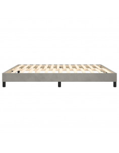 Giroletto Grigio Chiaro 160x200 cm in Velluto