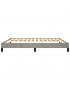 Giroletto Grigio Chiaro 160x200 cm in Velluto