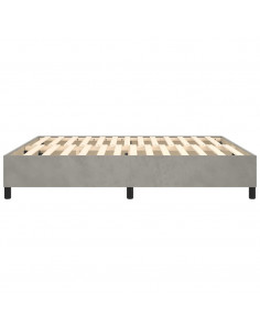 Giroletto Grigio Chiaro 180x200 cm in Velluto