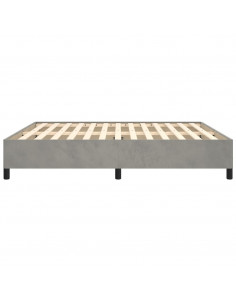 Giroletto Grigio Chiaro 180x200 cm in Velluto