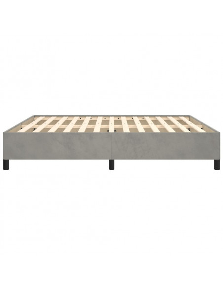 Giroletto Grigio Chiaro 180x200 cm in Velluto