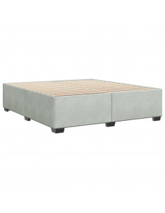 Giroletto Grigio Chiaro 200x200 cm in Velluto