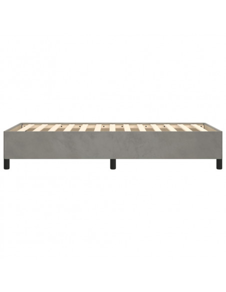 Giroletto Grigio Chiaro 80x200 cm in Velluto