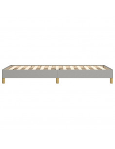 Giroletto senza Materasso Grigio Chiaro 90x190 cm Tessuto