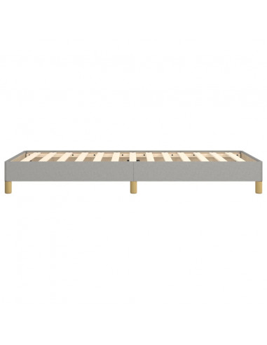 Giroletto senza Materasso Grigio Chiaro 90x190 cm Tessuto