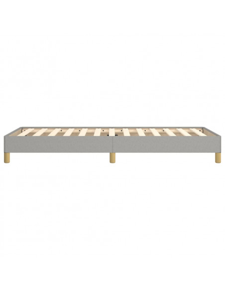 Giroletto senza Materasso Grigio Chiaro 90x190 cm Tessuto