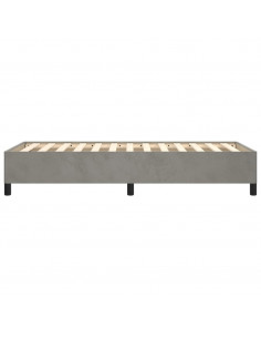 Giroletto Grigio Chiaro 90x190 cm in Velluto