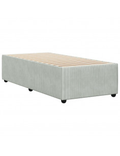 Giroletto Grigio Chiaro 90x200 cm in Velluto