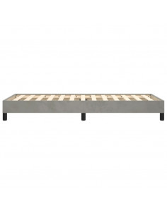 Giroletto Grigio Chiaro 90x200 cm in Velluto