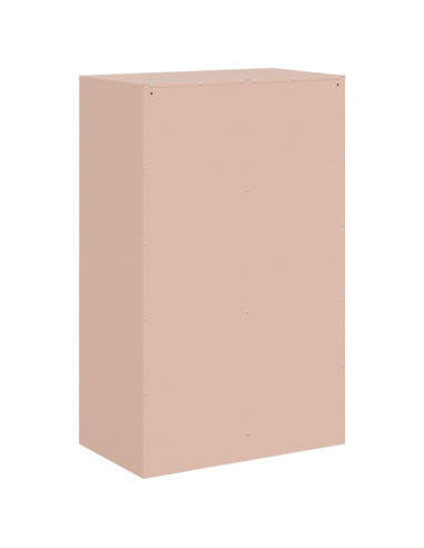 Credenza Rosa 67x39x107 cm in Acciaio