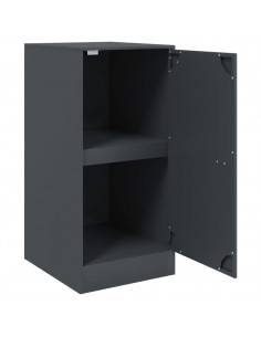 Credenza Antracite 34,5x39x73 cm in Acciaio 2