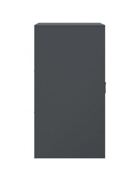 Credenza Antracite 34,5x39x73 cm in Acciaio