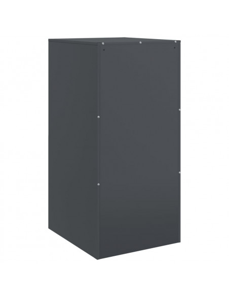 Credenza Antracite 34,5x39x73 cm in Acciaio