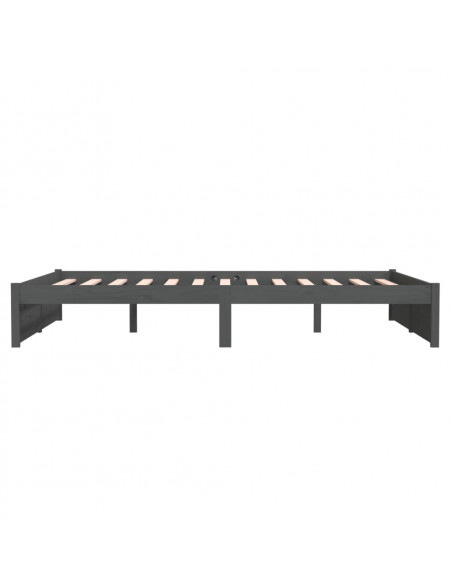 Giroletto Grigio in Legno Massello 140x190 cm