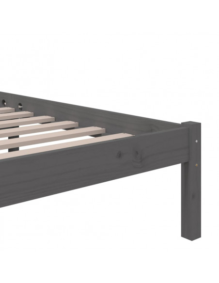 Giroletto Grigio in Legno Massello 140x190 cm