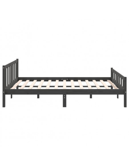Giroletto Grigio in Legno Massello 150x200 cm King Size