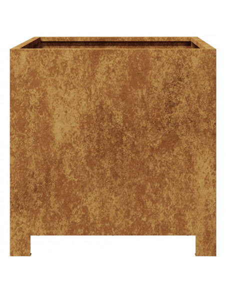 Fioriera da Giardino 40x40x40 cm in Acciaio Corten