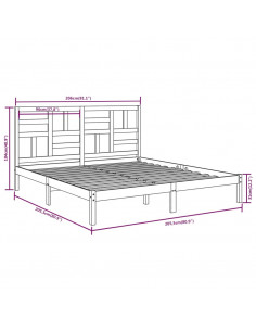 Giroletto Grigio in Legno Massello 200x200 cm
