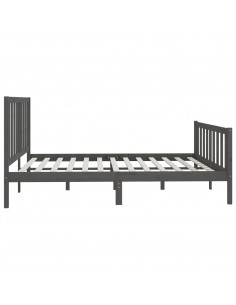 Giroletto Grigio in Legno Massello 200x200 cm