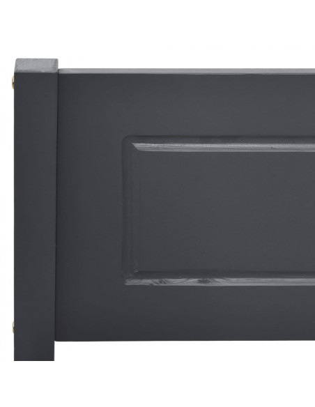 Giroletto Grigio in Legno Massello di Pino 100x200 cm