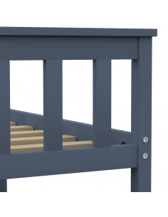 Giroletto Grigio in Legno Massello di Pino 100x200 cm