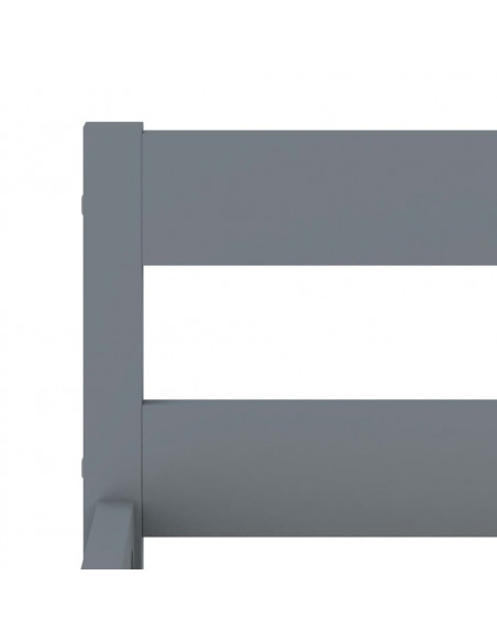 Giroletto Grigio in Legno Massello di Pino 100x200 cm