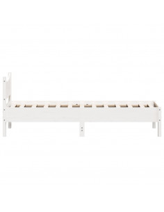 Giroletto Bianco 100x200 cm in Legno Massello di Pino